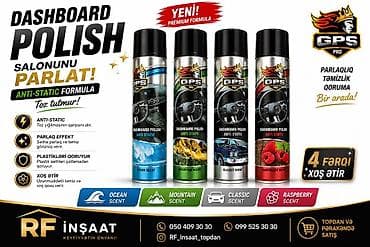 kreditle avtomobiller: Sit qaraldan etirli GPS Pro Dashboard Polish – salon üçün parıldadıcı — 1