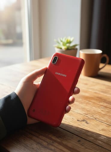 samsung galaxy s3 ekran: Samsung Galaxy A10, 32 GB, rəng - Qırmızı, Sensor — 1