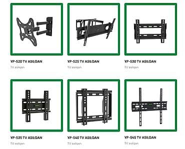 tv asılqan: Hər Növ TV Asılqanları və Kronşteyn Çeşidləri 14"-85" diaqonallı LED — 4