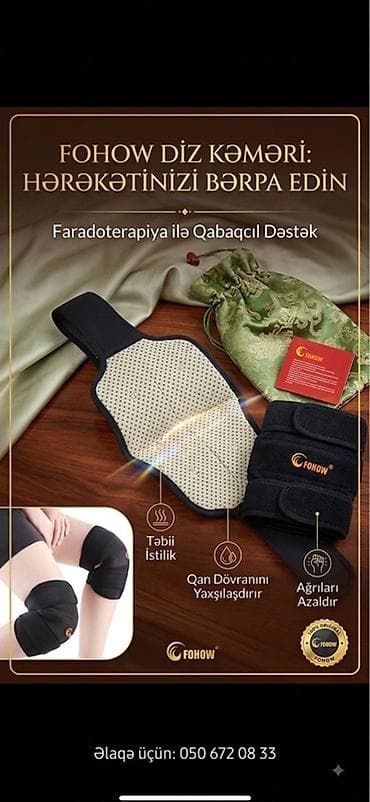 Fohow Faradoterapevtik Diz Kəmərinin Əsas Faydaları: Təbii — 5