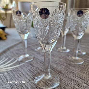 Digər içki üçün qablar: Rümkalar, rəng - Ağ, Xrustal, Rusiya — 1