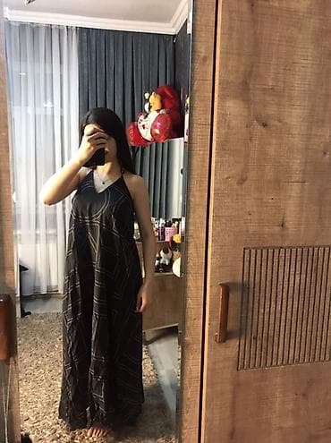 kostum: Qadın geyim dəsti – 3 müxtəlif don - Qara, xallı, qolsuz midi don — 2