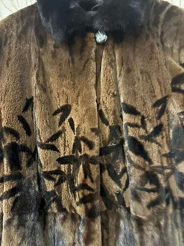 topdan geyim: Kopenhagen Fur “Burgundy” etiketli orijinal mink (xəz) qadın paltosu — 2