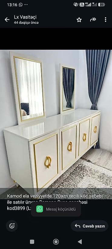 Kamod ela veziyyetde 120azn.tecili köc sebebi ile satılır ünvan Ramana — 1