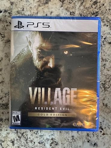Видеоигры и приставки: PS5 oyunu: Resident Evil Village – Gold Edition - Platforma — 1