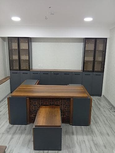 ev şəkili: Ofis mebeli – layihələndirmə və hazırlanma xidməti - İş masaları — 6