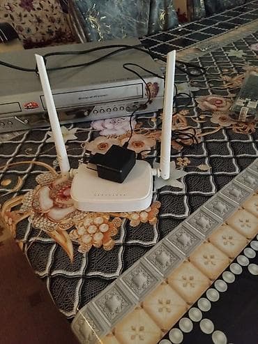 İki antenli Wi‑Fi router - Kompakt ağ marşrutlayıcısı, 2 ədəd