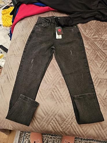 pull and bear: Qadın cins şalvarları – müxtəlif rəng və modellər - Modellər: Klassik — 10