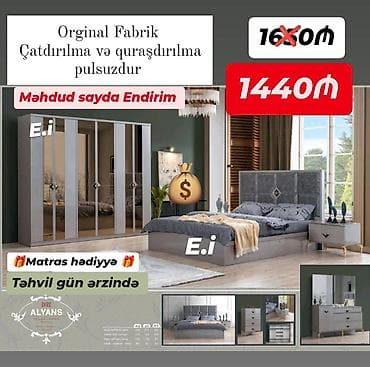 Yataq desti rəng seçimi var