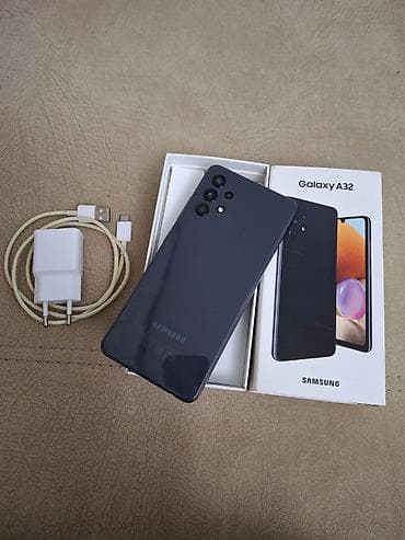samsung a32 ekran: Samsung Galaxy A32, 64 GB, rəng - Qara, Barmaq izi — 5