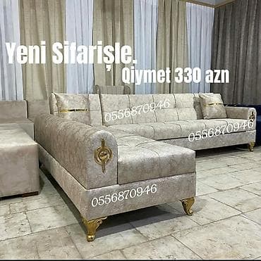 kreditle divan satisi: Künc divan, Qonaq otağı üçün, Parça, Bazalı, Açılan, Kitab — 3