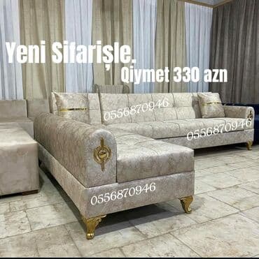 Künc divan, Qonaq otağı üçün, Parça, Bazalı, Açılan, Kitab