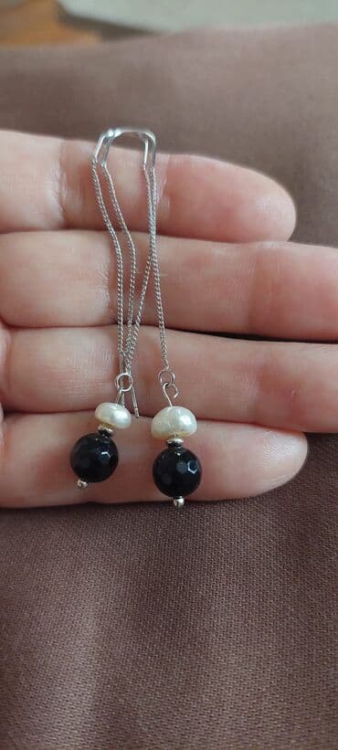 Qadın geyimləri: Bəzək əşyaları dəsti - Bənövşəyi yaquta bənzər daşlardan düzəldilmiş — 10