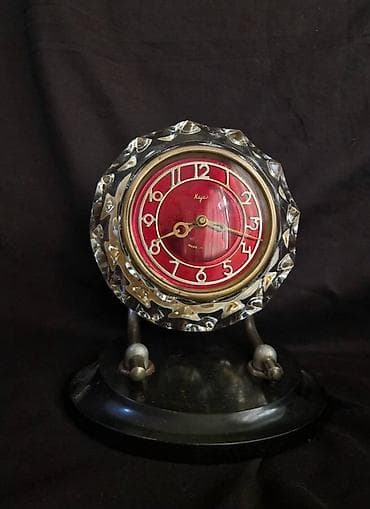 kişi saatlari: Eksklüziv SSRİ “Kojak” kristal masa saatı 1960–80-ci illərə aid nadir — 8