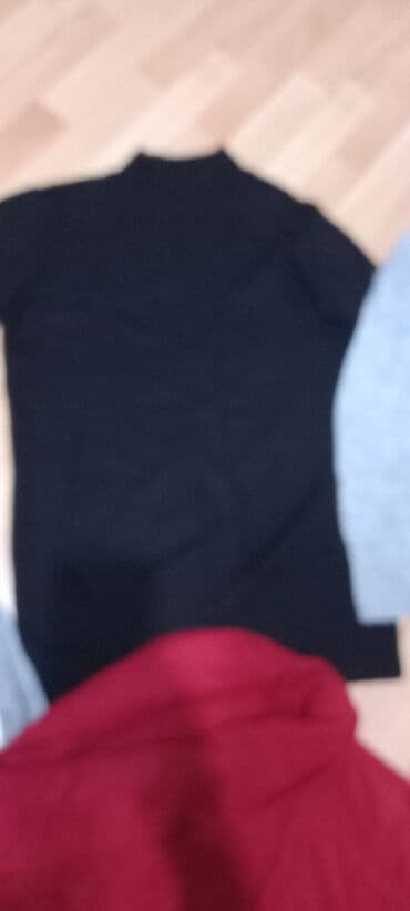 женские свитера под горло: Кофта, Dilvin, One size, цвет - Черный — 3