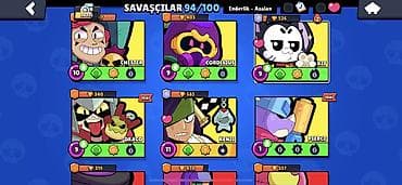 x96 max: Brawl Stars oyun hesabı - Kupa: 30,735 - Dəyərlilər: 94/100 döyüşçü — 3