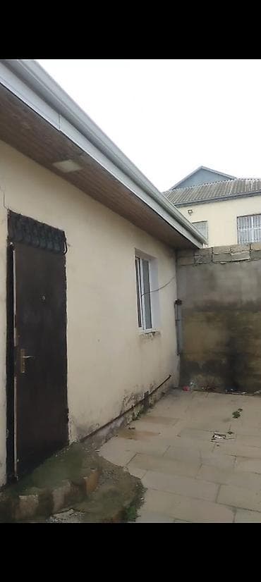 2 otaqlı həyət evi - Plan: 1 mərtəbə, 2 otaq (geniş zal + yataq