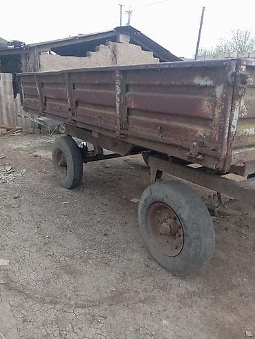 mercedes 124 dizel: Kənd təsərrüfatı üçün ikioxlu qoşqu (traktor qoşqusı) - Ümumi — 3