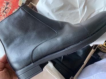 batinka: Kişi üçün qışlıq dəridən qısa çəkmə 43 Teze qutuda! - Material: hamar — 3