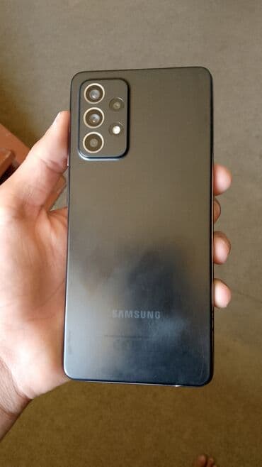 modem qiymetleri: Samsung Galaxy A52, 128 ГБ, цвет - Черный, Отпечаток пальца — 3