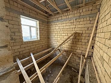 bileceri evleri: Satış üçün: daşdan tikilmiş 1 mərtəbəli həyət evi (yarımçıq tikili) — 7