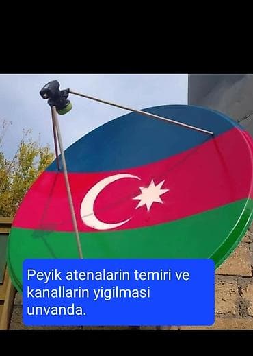 evinde masaj: Xidmət: Peyk antenalarının təmiri və kanalların — 1