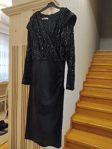 qara almaz: Qara gecə/ziyafət donu - Brend: GINO (etiketdə göstərilir) - Rəng — 1