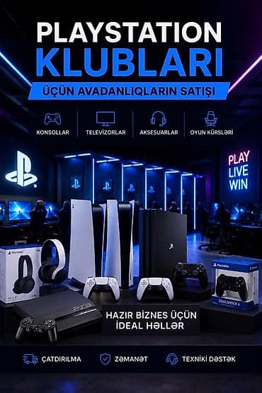 Elektronika: PlayStation klubları üçün avadanlıqların satışı - Konsollar: PS5, PS4 — 1