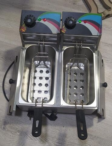 аэрогриль купить в баку: İki bölməli elektrik fritöz yenidir tecili satilir - Peşəkar tipli — 1