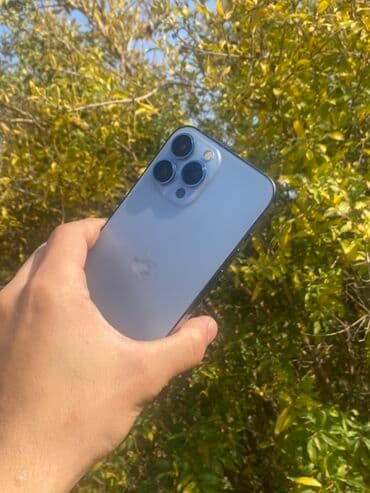 ayfon 15 pro max ikinci el: IPhone 13 Pro Max, 256 GB, Sierra Blue, Simsiz şarj, Face ID — 1