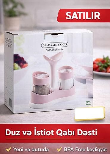 qara pp sekilleri: Madame Coco – (Duz və İstiot Qabı Dəsti) — 1