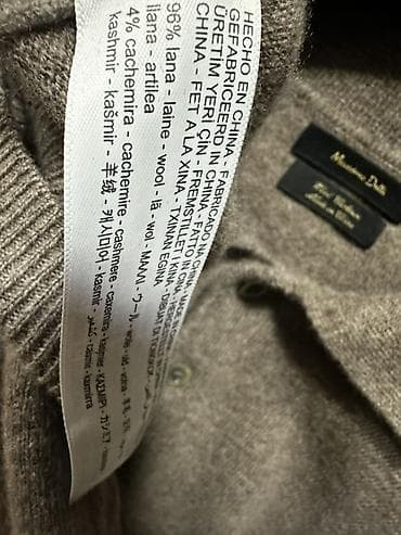 kişi botu: Sviter, Massimo Dutti, L, rəng - Boz — 3