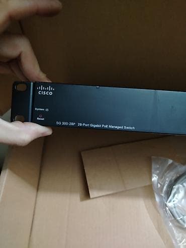 ssd hard disk: Cisco S300-28P 28 port PoE Gigabit Managed Switch
işlənmiş — 3
