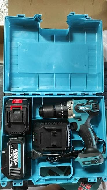 Drel naboru yeni gəldi Makita firması 108 vt baterika gücü 6 amperliy