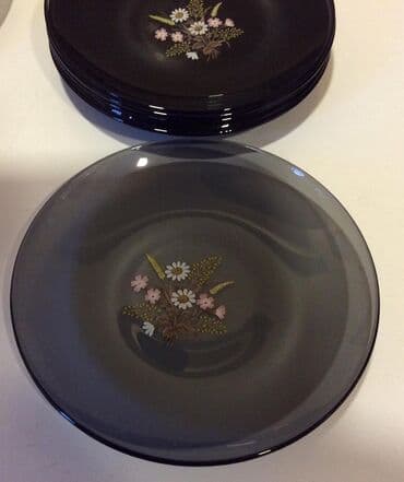 yuxuda xrustal qab görmek: Boşqablar, rəng - Qəhvəyi — 1