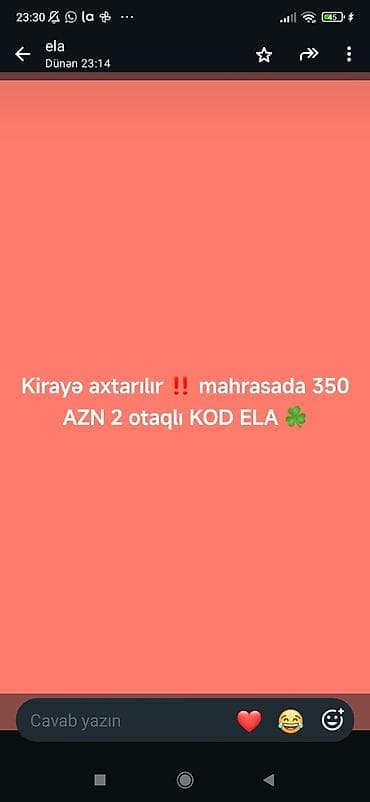 gen: Kirayə mənzil – Azərtifaq, 5/4 mərtəbə, 3 otaqlı Qiymət: 400 AZN — 8