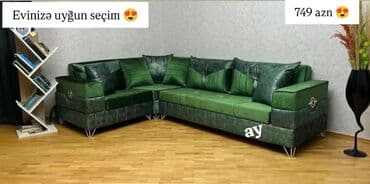 xacmaz divan: Диван, Новый, Раскладной, С подъемным механизмом, Ткань, Бесплатная доставка на адрес — 5