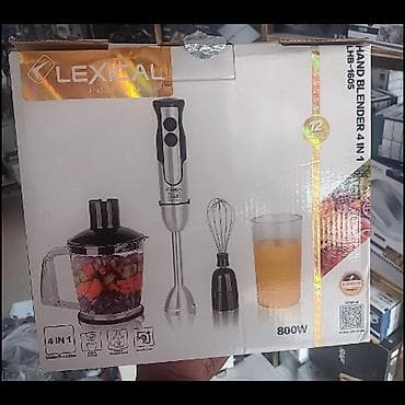 Blenderlər: Lexical LHB-1605 4-ü 1-də əl blenderi Xüsusiyyətlər: - Güc: 800 W - 4 — 1