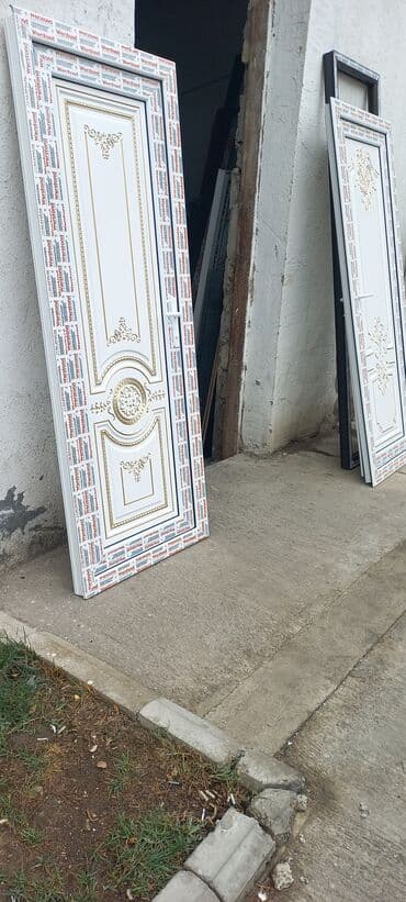 plastik qapılar: Yeni Plastik qapı Zamok və çərçivə ilə, Zəmanətli, Pulsuz quraşdırma, Ödənişli çatdırılma, Rayonlara çatdırılma, Pulsuz çatdırılma — 2