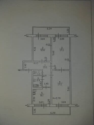 квартиры в баку в ипотеку: 3 комнаты, Новостройка, 82 м² — 18
