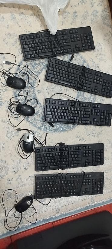 islenmis komputerler: Məhsul: USB klaviatura və siçan dəsti (kabelli) Təsvir: - Bir neçə — 1