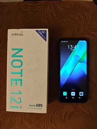 Infinix Note 12i, 128 GB, rəng - Boz, Sensor, Sənədlərlə