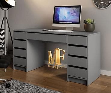 spicka bloku: İki tərəfli çekmecəli iş masası - Ölçülər: uzunluq 150 sm, hündürlük — 10