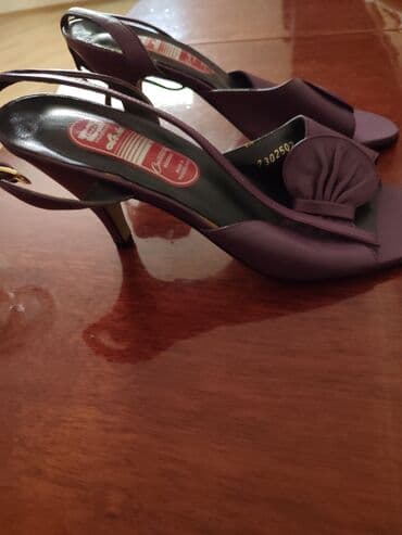 ev üçün qadın şap şapları baletkalar: Ölçü: 38, rəng - Bənövşəyi, Yeni — 2