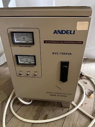 ev saati: ANDELI SVC-7500VA – AC Automatic Voltage Regulator.lazer qparati ucun — 2