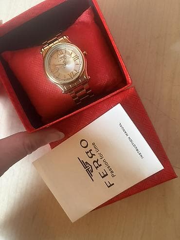 Ferro “Passion for time” qol saatı - Rəng: qızılı - Korpus və qolbaq