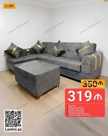 ucuz kunc divan: Künc divan, Açılan, Bazalı, Parça, Şəhərdaxili pulsuz çatdırılma — 1