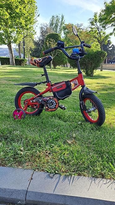 12 dyumlu velosiped: İşlənmiş İki təkərli Uşaq velosipedi Giant, 14", sürətlərin sayı: 1, Pulsuz çatdırılma — 5