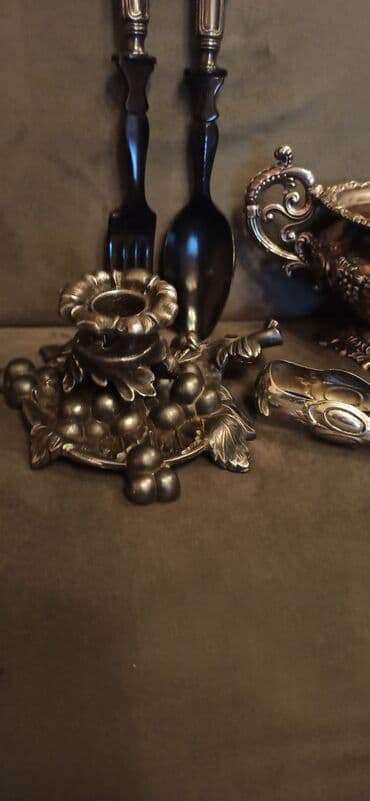 ваза для фруктов богемия: Məhsul: Retro dekor və mətbəx əşyaları dəsti - Büst fiquru: Tünd — 29