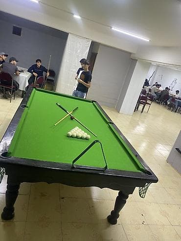 Bilyard masaları: Bilyard masası – klassik dizayn, qara korpus, yaşıl örtük - 6 — 5